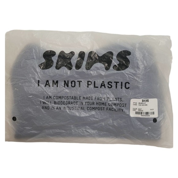 NWT SKIMS High Neck Bra - Soot XXS/XS - Picture 6 of 8